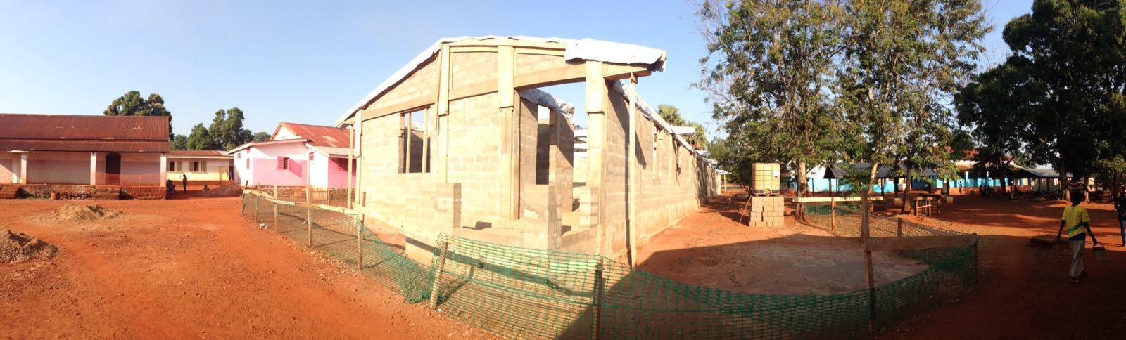 Salle actuelle des urgences de l'hôpital de Bangassou