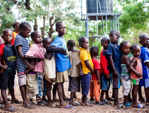 Artsen Zonder Grenzen vaccineert tegen mazelen in Conakry, Guinée. © Markel Redondo