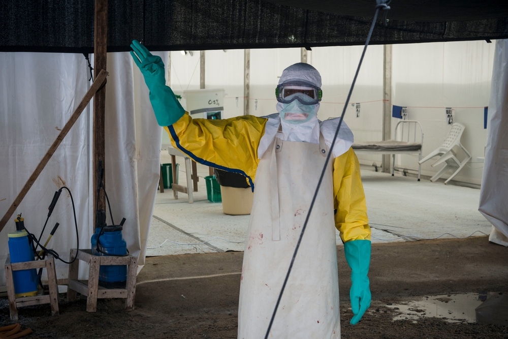 Op 17 januari waren er voor het eerst geen patiënten opgenomen in het ebolabehandelcentrum ELWA 3 van Artsen zonder Grenzen in Monrovia, Liberia. Momenteel zijn er twee mensen opgenomen. © Yann Libessart/MSF© Yann Libessart/MSF
