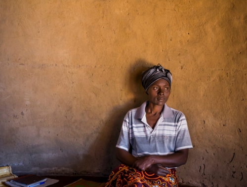 Faceme, 43 ans, patiente de la région de Gutu © Mélanie Wenger. Gutu/Zimbabwe, 2016.